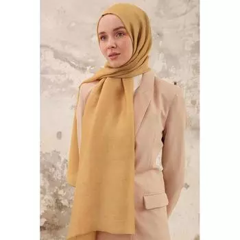 Женская блестящая шаль Lydia с принтом, золото