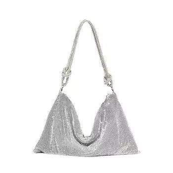 Женская блестящая сумка для ужина со стразами, новые кошельки для вечеринок и свадеб, роскошные дамские сумки с бриллиантами, дизайнерские блестящие вечерние сумки золотой