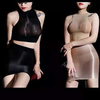 Женская блестящая юбка-карандаш с запахом и высокой талией, летняя мини-юбка для вечеринок и ночных клубов, облегающая юбка больших размеров S чёрный