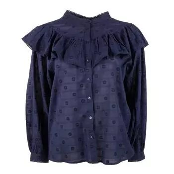 Женская блуза с длинными рукавами и рюшами LA PETITE ETOILE