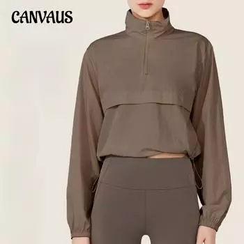 Женская блузка для йоги, повседневная, солнцезащитная, одежда для йоги, топы, свободная, с длинным рукавом, спортивная блузка S чёрный