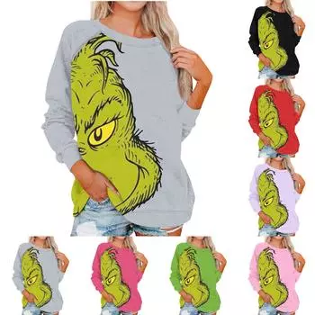 Женская блузка, повседневная однотонная футболка с длинными рукавами и круглым вырезом в стиле пэчворк, топ XL чёрный