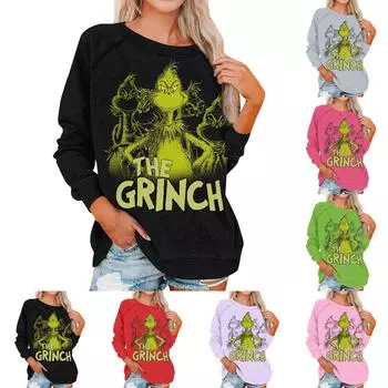 Женская блузка, повседневная однотонная футболка с длинными рукавами и круглым вырезом в стиле пэчворк, топ L