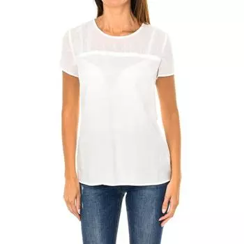 Женская блузка с короткими рукавами и круглым вырезом 3Y5H45-5NZSZ 46 белый
