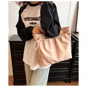 Женская большая сумка 2024 года: новая сумка для компьютера большой вместимости, студенческий рюкзак, простая и легкая дорожная сумка через плечо для занятий