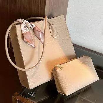 Женская большая сумка Advanced Sense, новинка 2023 года, японская маленькая дорожная сумка, универсальная текстурированная сумка большой емкости для родителей и детей чёрный