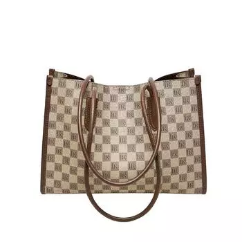 Женская большая сумка через плечо (33,5*12*25,5 см) 612341073 хаки