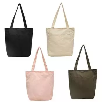 Женская большая сумка через плечо, водонепроницаемая модная сумка-тоут, легкая мягкая сумка-саквояж, однотонная сумка-хобо, сумка-шоппер чёрный