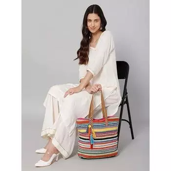 Женская большая сумка (Разноцветный)