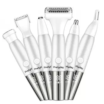 Женская бритва 2024 года, инновационная модель от производителя Vio для удаления волос, бритва для женщин, 6 функций в 1, электробритва для бровей и носа, светодиодный дисплей