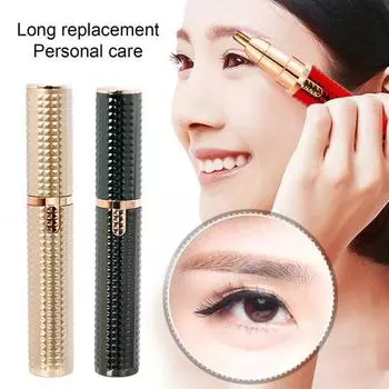 Женская бритва 3 в 1, перезаряжаемая, безболезненная, из нержавеющей стали, электрическая, для бровей, носа, ног, подмышек, триммер для бикини, эпилятор для всего тела, бритва для лица красный