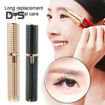 Женская бритва 3 в 1, перезаряжаемая, безболезненная, из нержавеющей стали, электрическая, для бровей, носа, ног, волос в подмышках, бикини, триммер, эпилятор для всего тела, для лица красный