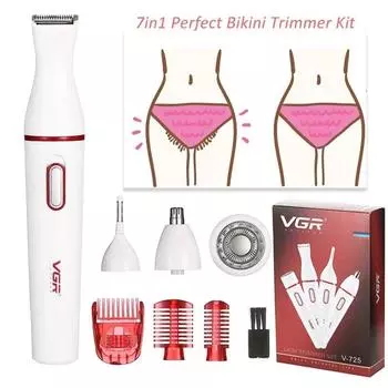 Женская бритва, электрическая машина для удаления волос всего тела, бритва для девочек-подростков, женская бритва для интимной зоны всего тела, машина для бритья интимной зоны VGR