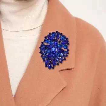 Женская брошь, разноцветная, со стразами, полые, антикоррозийная, износостойкая, легкая сумка, шляпа, украшение для свитера, булавка для одежды, женские украшения золотистый