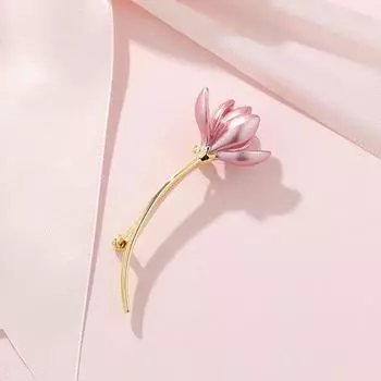 Женская брошь в форме цветка, булавка для костюма, воротник, шаль, шарф, кардиган, пальто, значок, аксессуары для костюма, подарок розовый