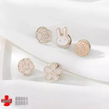 Женская брошь-застежка без шитья для защиты от оголения для рубашки и воротника