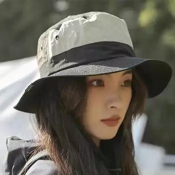 Женская быстросохнущая водонепроницаемая ультратонкая походная шапка в стиле рыболовной шляпы