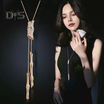 Женская цепочка для свитера с длинной кисточкой, искусственный жемчуг, стразы, украшение, сплав, одежда, ювелирные изделия, свидание, выпускной, вечеринка, украшение для одежды, ожерелье 6