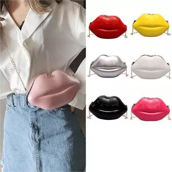 Женская цепочка универсальная сумка через плечо модная сумка красный