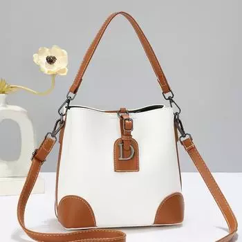 Женская дизайнерская сумка большой емкости, сумка-ведро, новая модная сумка через плечо на одно плечо, женская повседневная сумка-тоут, женская