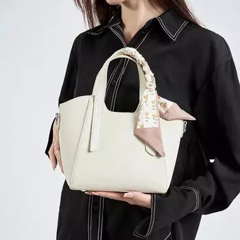 Женская дизайнерская сумка-тоут через плечо из натуральной кожи для поездок на работу