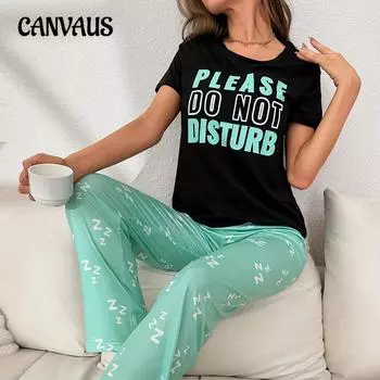 Женская домашняя одежда с рукавом три четверти, молочный шелк с принтом, для отдыха и комфорта, пижамный костюм S