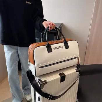 Женская дорожная сумка через плечо, спортивная сумка через плечо, мужская спортивная сумка чёрный