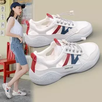 Женская дышащая обувь с сеткой, лето 2024, трендовая повседневная обувь с открытой сеткой, дышащая спортивная обувь 35