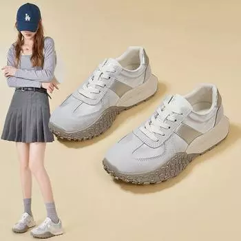 Женская дышащая спортивная обувь на толстой подошве ZHR 2024 — стильная и удобная для осени Size 40