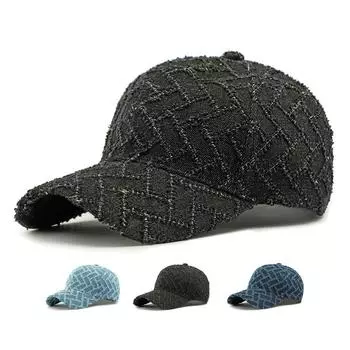 Женская джинсовая бейсболка для мужчин, солнцезащитная кепка для улицы темно-синий