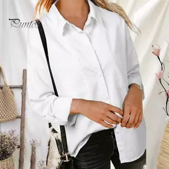 Женская джинсовая рубашка, весенне-осенняя рубашка с лацканами и длинными рукавами, накладными карманами, однотонная однобортная повседневная рубашка, пальто M жёлтый