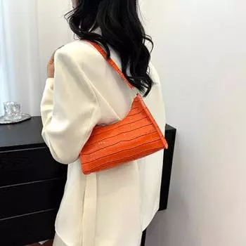 Женская фактурная сумка на одно плечо из искусственной кожи большой емкости, однотонная, повседневная, на молнии, женская, для девочек, сумка-хобо, кошелек серебряный