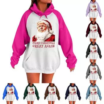 Женская флисовая толстовка с капюшоном и длинными рукавами, свободные рукава реглан L синий