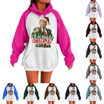 Женская флисовая толстовка с капюшоном и длинными рукавами, свободные рукава реглан L синий