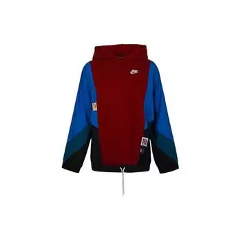 Женская флисовая толстовка с капюшоном Nike Icon Clash, красная CJ2030-677 L