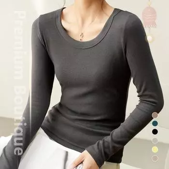 Женская футболка 2XL Bottoming Shirt Pure Cotton Футболка женская с длинными рукавами Осенняя новая свободная утягивающая футболка высокого класса Top Bottoming Shirt L хаки