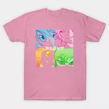 Женская футболка Anipotupu Anipop с принтом Харадзюку Каваии Летняя футболка с коротким рукавом Женский топ-футболка S розовый