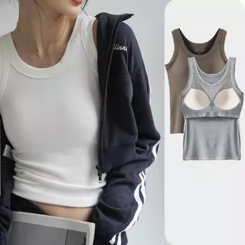 Женская футболка без рукавов с U-образным вырезом, женская футболка, уличный жилет, топ M чёрный