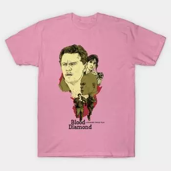 Женская футболка Blood Diamond с принтом Харадзюку, кавайная футболка, летняя футболка с коротким рукавом, женская футболка, топ S