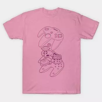 Женская футболка Blueprint 64 3D принт Харадзюку Каваий футболка Летняя футболка с коротким рукавом Женская футболка Топ S