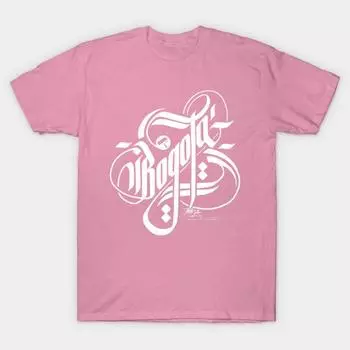 Женская футболка Богота Харадзюку принт Каваий футболка Летняя футболка с коротким рукавом Женская футболка Топ S розовый