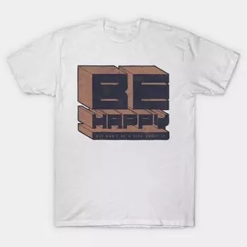 Женская футболка будь, но не будь принт Харадзюку Каваи футболка летняя с коротким рукавом женская футболка топ S