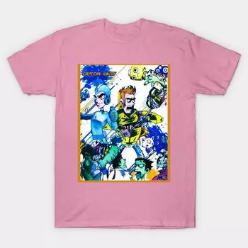 Женская футболка Capcom Zombies с принтом Харадзюку, кавайная футболка, летняя футболка с коротким рукавом, женская футболка, топ S