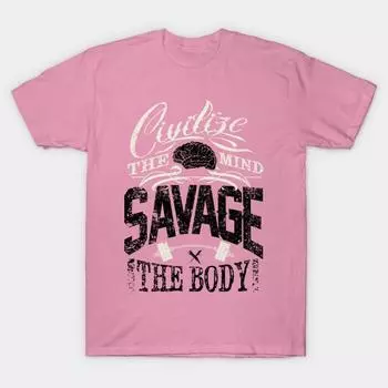 Женская футболка Цивилизованная и дикая Принт Харадзюку Кавайная футболка Летняя футболка с коротким рукавом Женская футболка Топ S розовый