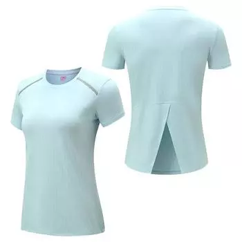 Женская футболка для бега в спортзале, марафон, бег, короткие рукава, женские спортивные рубашки для активного отдыха, толстовка для фитнеса, йога, футболка Dry Fit S розовый