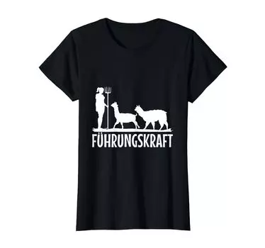 Женская футболка Executive Alpaca Gift чёрный