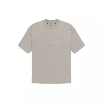 Женская футболка Fear Of God Essentials Essential с принтом логотипа бренда, серый цвет FOG-SS23-105 XS