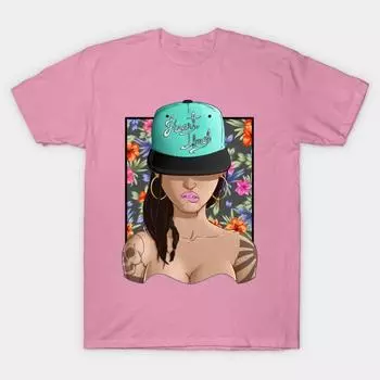 Женская футболка Heartthrob с принтом Харадзюку, кавайная футболка, летняя футболка с коротким рукавом, женская футболка, топ, футболка S розовый