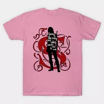 Женская футболка Эмма Свон Принт Харадзюку Каваий Футболка Летняя с коротким рукавом Женская футболка Топ S розовый