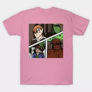 Женская футболка Маловероятные компаньоны Принт Харадзюку Кавайная футболка Летняя футболка с коротким рукавом Женская футболка Топ S